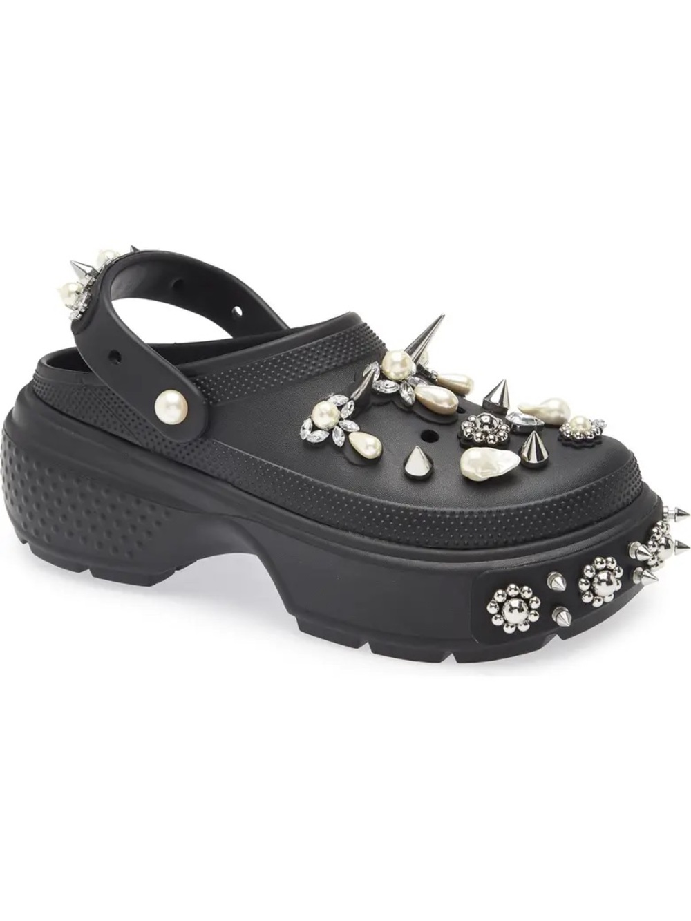 New Simone Rocha x crocs stomp platform sz 7